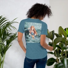 Mermaid Ocean. You are stronger than the waves. Unisex t-shirt