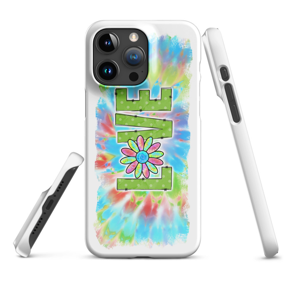 Tie Dye Love Snap case for iPhone®