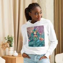Mermaid Ocean Hooded long-sleeve tee