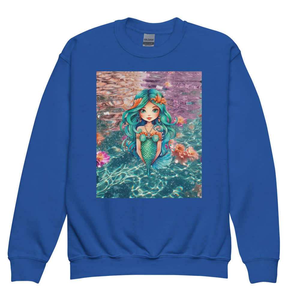 Mermaid Ocean Youth crewneck sweatshirt