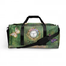 Gothic Time All-Over Print Duffle Bag