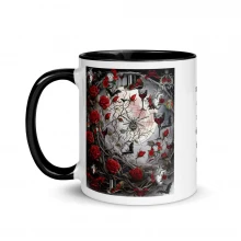 Gothic Moon Mug with Color Inside