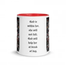 Gothic Moon Mug with Color Inside