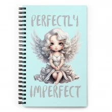Angel Perfectly Imperfect Spiral notebook