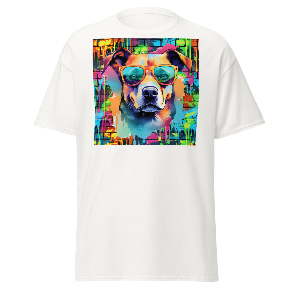 Cool Dog Graffiti Men's classic tee