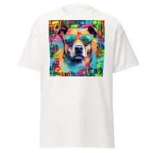 Cool Dog Graffiti Men's classic tee