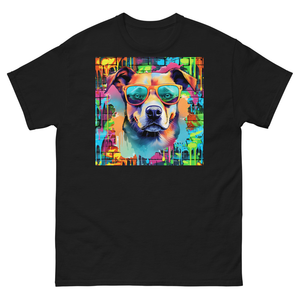 Cool Dog Graffiti Men's classic tee
