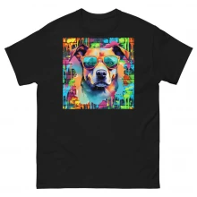 Cool Dog Graffiti Men's classic tee