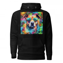 Cool Dog Graffiti Unisex Hoodie