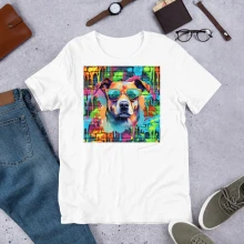 Cool Dog Graffiti Unisex t-shirt