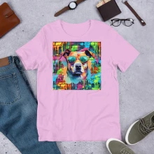 Cool Dog Graffiti Unisex t-shirt