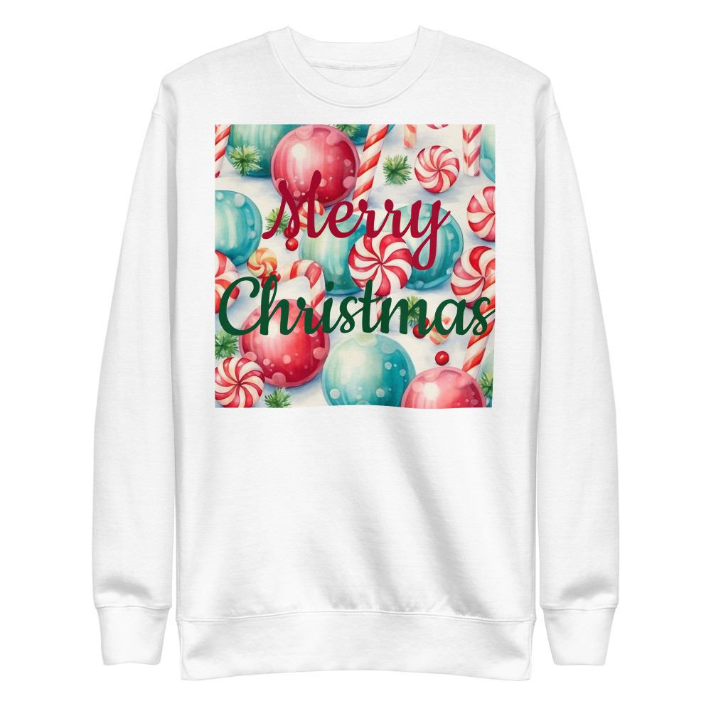 Christmas Candy Unisex Premium Sweatshirt