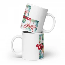 Christmas Candy White glossy mug