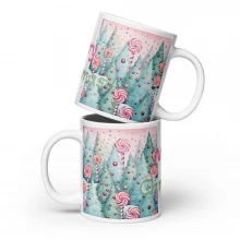 Christmas Candy White glossy mug