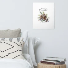 Pine Cones, Make It A December To Remember Metal prints