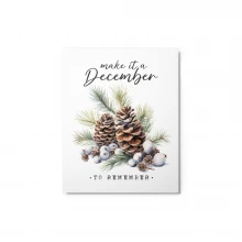 Pine Cones, Make It A December To Remember Metal prints
