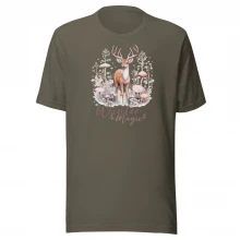 Deer, Winter MagicUnisex t-shirt