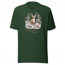 Deer, Winter Magic Unisex t-shirt