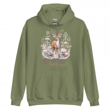 Deer, Winter Magic Unisex Hoodie