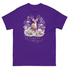 Deer, Winter Magic Men's classic tee