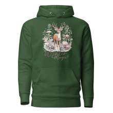 Deer, Winter Magic Unisex Hoodie