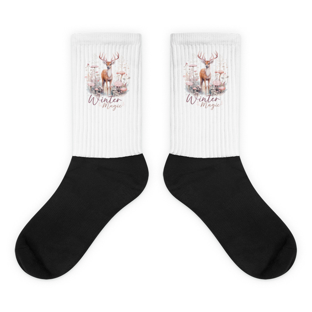 Deer, Winter MagicSocks
