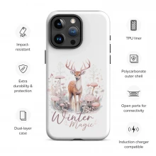 Deer, Winter Magic Tough Case for iPhone®