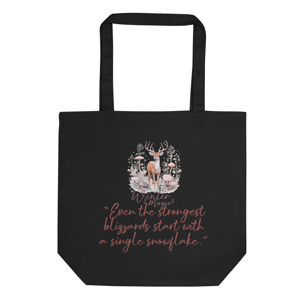 Deer, Winter Magic Eco Tote Bag
