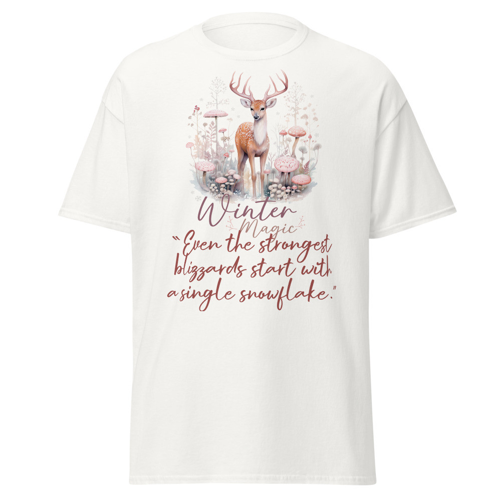 Deer, Winter Magic Men's classic tee