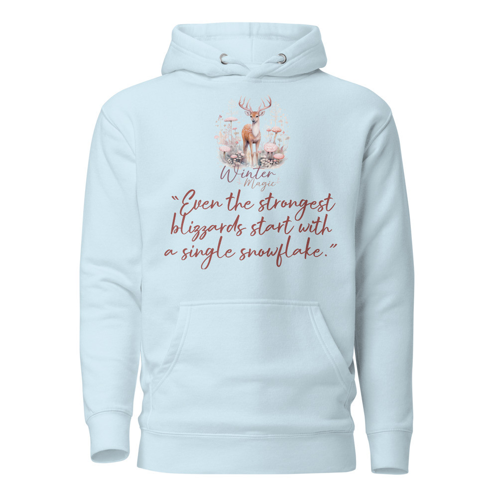Deer, Winter Magic Unisex Hoodie