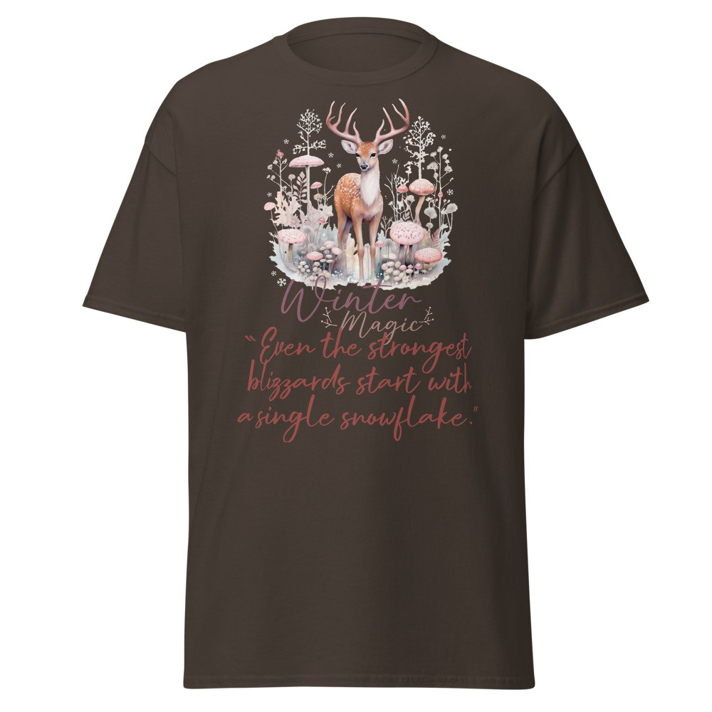 Deer, Winter Magic Men's classic tee