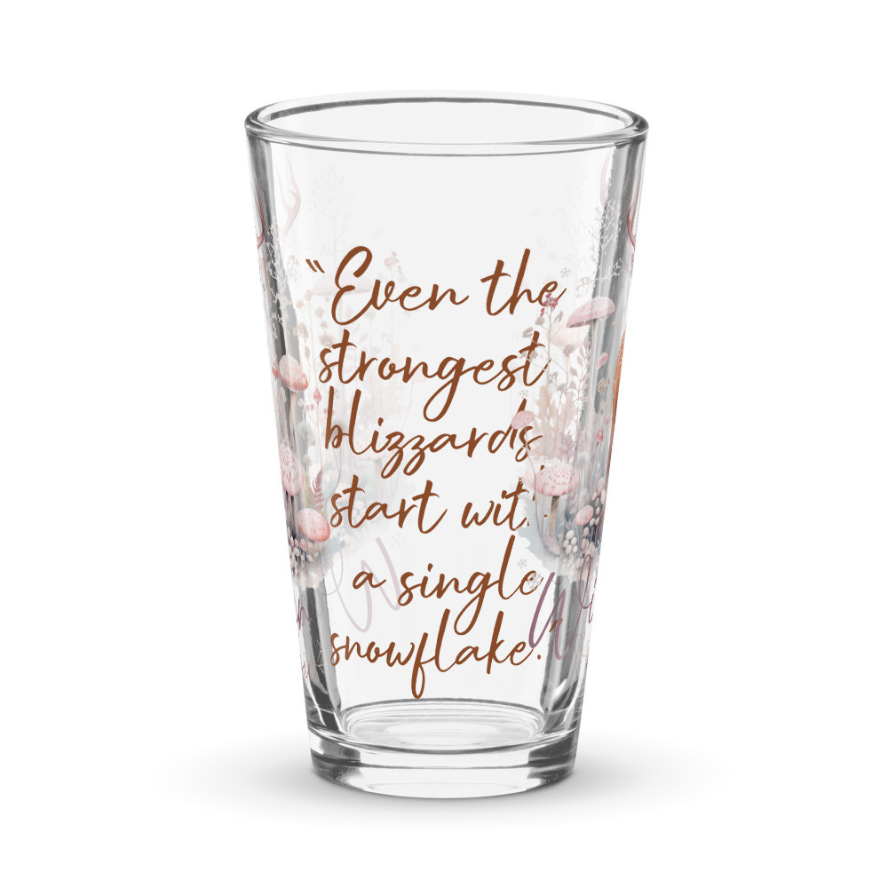 Deer, Winter Magic Shaker pint glass