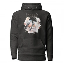 Winter, Birds, Snuggle Weather Unisex Hoodie