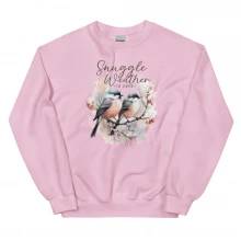 Winter, Birds, Snuggle Weather Unisex Sweatshirt
