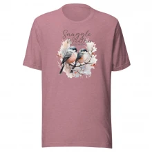 Winter, Birds, Snuggle Weather Unisex t-shirt
