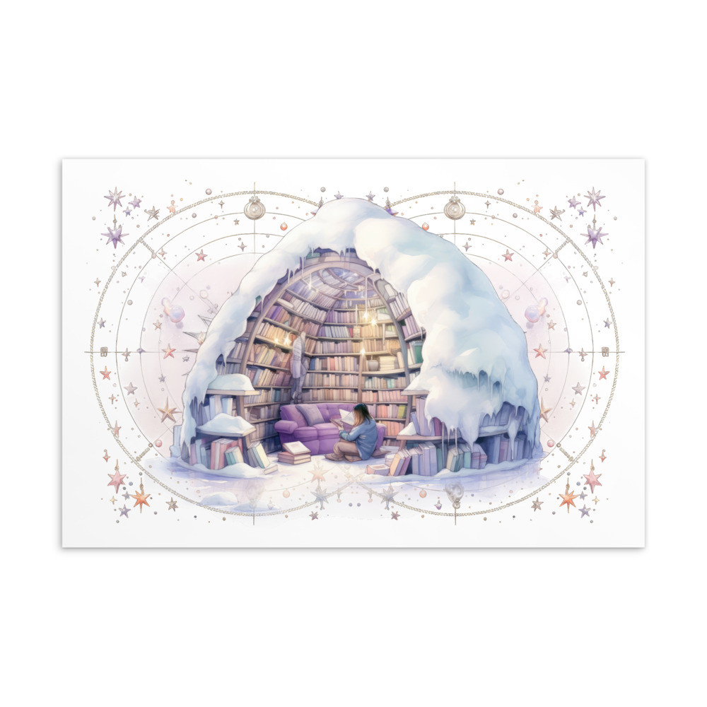 Pastel Dreamy Astronomer Standard Postcard