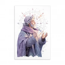 Pastel Dreamy Astronomer Standard Postcard