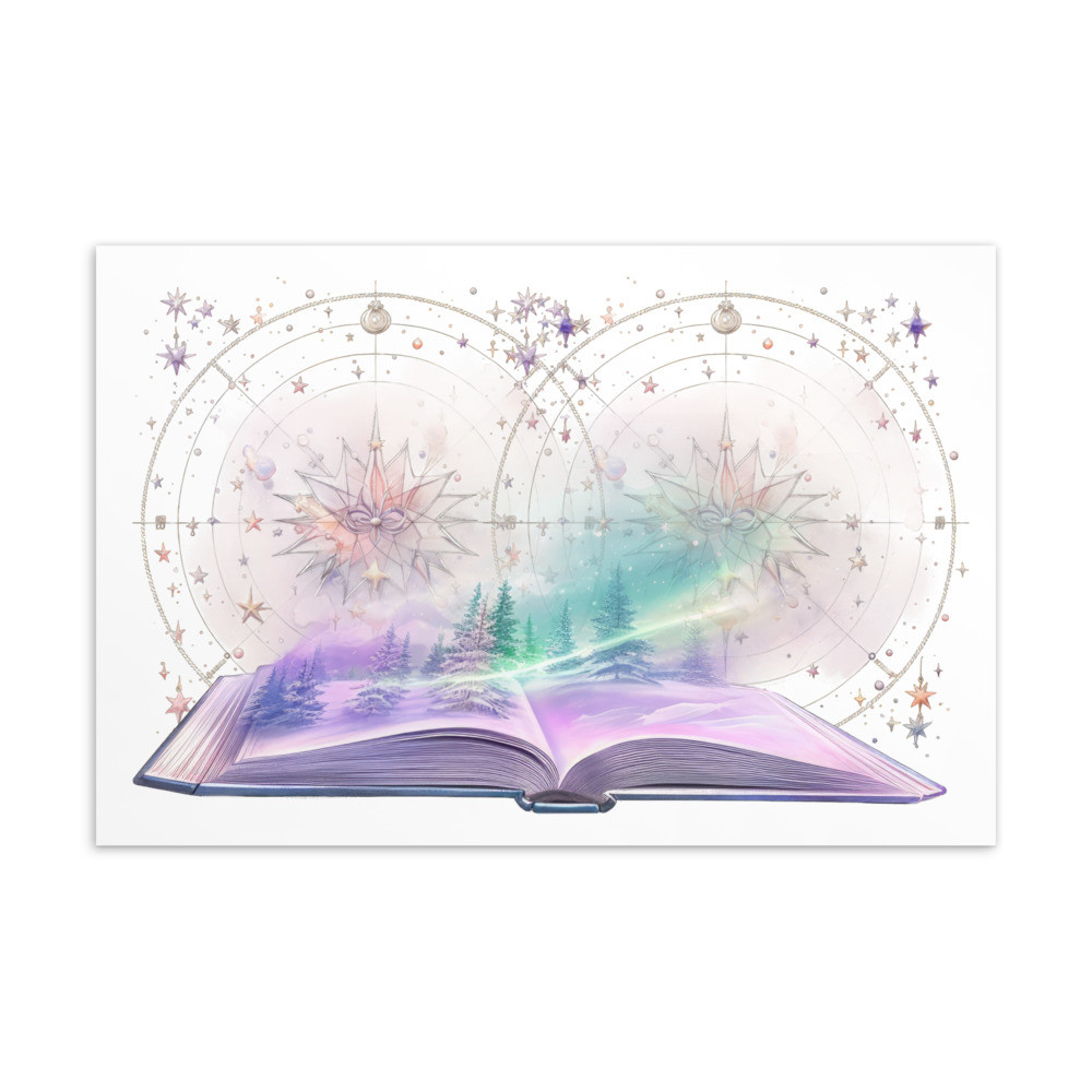 Pastel Dreamy AstronomerStandard Postcard