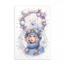 Pastel Dreamy Astronomer Standard Postcard