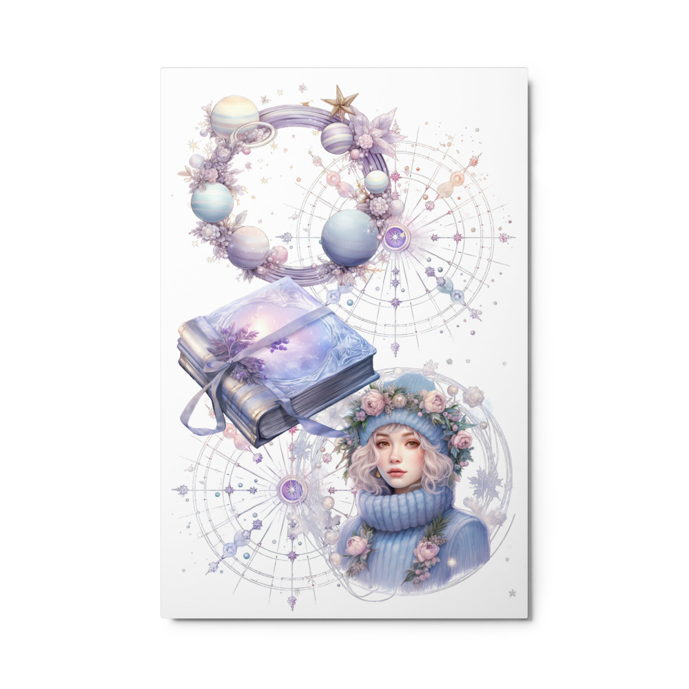 Pastel Dreamy Astronomer Metal prints