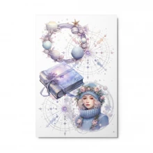 Pastel Dreamy Astronomer Metal prints