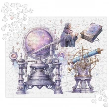 Pastel Dreamy Astronomer Jigsaw puzzle