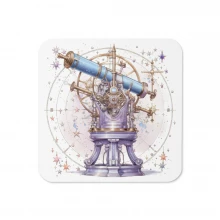 Pastel Dreamy Astronomer Cork-back coaster
