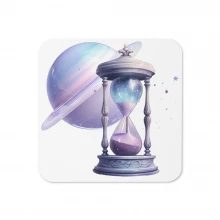 Pastel Dreamy Astronomer Cork-back coaster