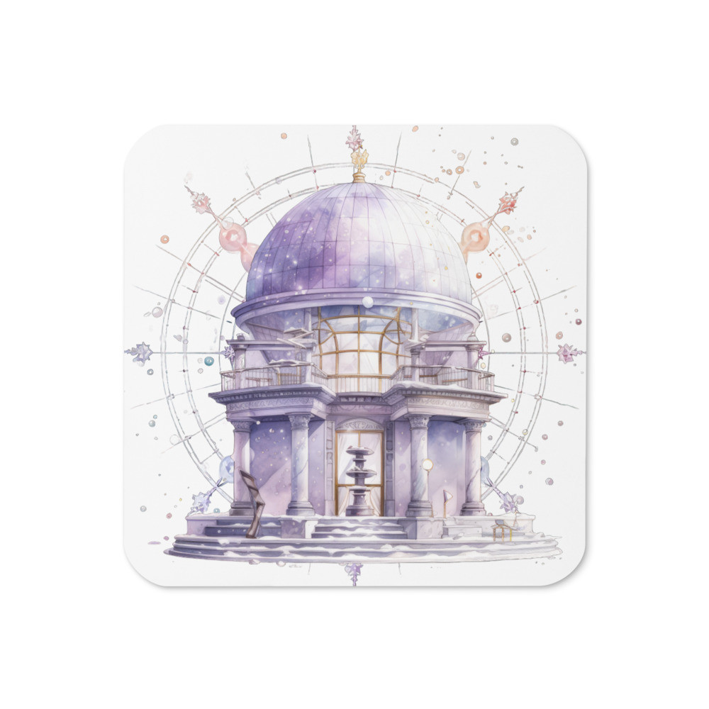 Pastel Dreamy Astronomer Cork-back coaster