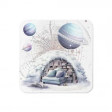 Pastel Dreamy Astronomer Cork-back coaster