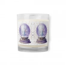 Pastel Dreamy Astronomer Glass jar soy wax candle