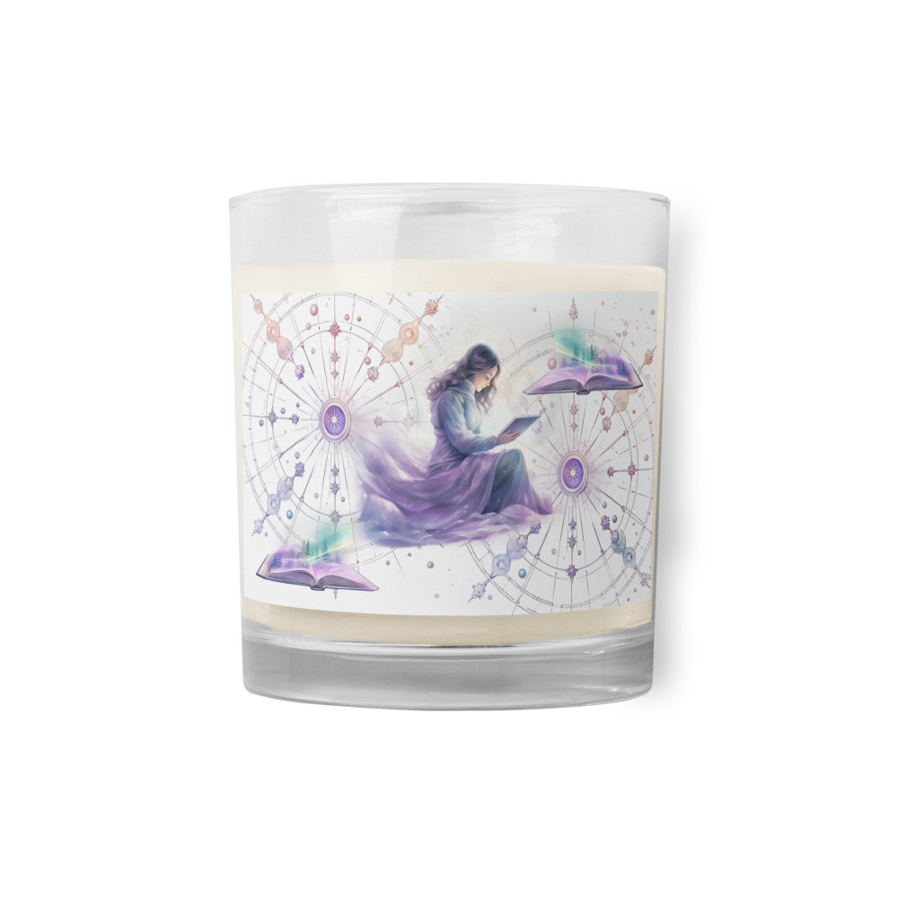 Pastel Dreamy Astronomer Glass jar soy wax candle