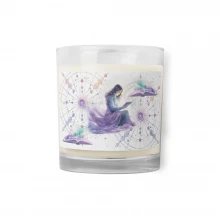 Pastel Dreamy Astronomer Glass jar soy wax candle