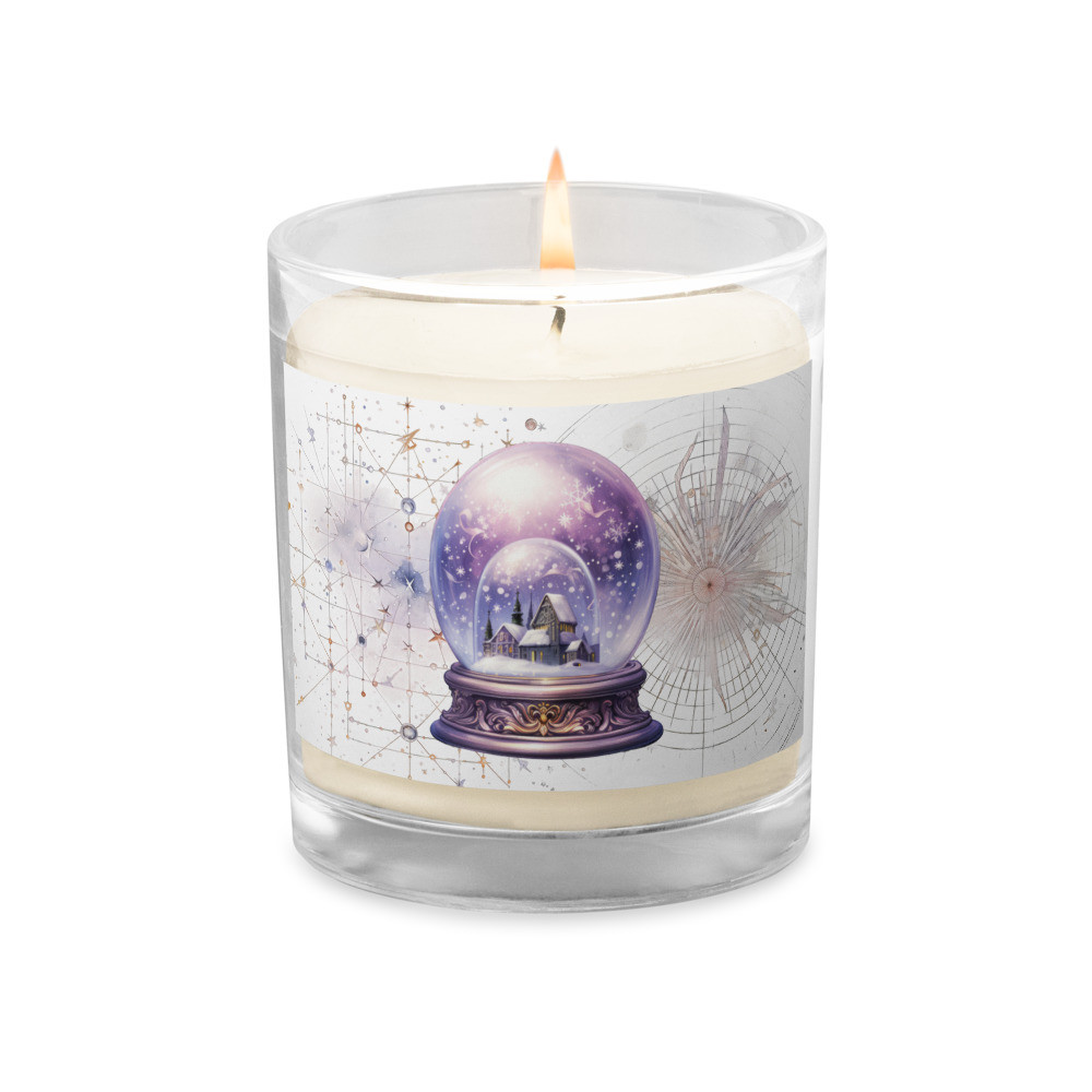 Pastel Dreamy Astronomer Glass jar soy wax candle